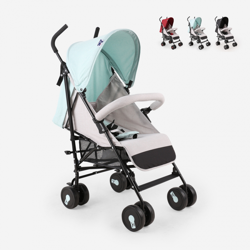Poussette canne enfants 15 kg pliable dossier inclinable 4 roues Buggago 