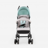 Poussette canne enfants 15 kg pliable dossier inclinable 4 roues Buggago 