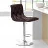 Sgabello per cucina e bar trapuntato Chesterfield in similpelle Design Honolulu Catalogo