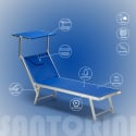 Stock 20 Lettini spiaggia mare prendisole in alluminio Santorini Acquisto