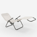 2er Set Strandliegen Liegestühle Sonnenliegen klappbar aus Stahl für  Strand und Garten Pasha 