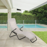 2er Set Strandliegen Liegestühle Sonnenliegen klappbar aus Stahl für  Strand und Garten Pasha Kauf