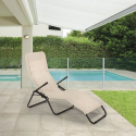 4 lettini sdraio pieghevole basculante zero gravity spiaggia giardino Pasha Sconti