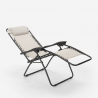 2er Set klappbare Liegestühle Sonnenliegen Strandliegen für Garten und Strand Emily Zero Gravity 