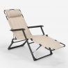 2er Set Liegestühle Strandliegen Sonnenliegen klappbar für Garten und Strand Emily Lux Zero Gravity Rabatte