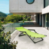 2er Set Liegestühle Strandliegen Sonnenliegen klappbar für Garten und Strand Emily Lux Zero Gravity 