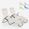 2er Set Strandliegen Liegestühle Sonnenliegen klappbar aus Stahl für  Strand und Garten Pasha Kosten