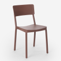 Chaise de cuisine bar restaurant et jardin au design moderne Liner Modèle