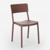 Chaise de cuisine bar restaurant et jardin au design moderne Liner Modèle