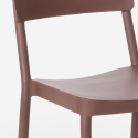 Chaise de cuisine bar restaurant et jardin au design moderne Liner Dimensions