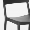 Sedia in polipropilene design moderno per cucina bar ristorante giardino Liner 
