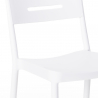 Sedia design in polipropilene moderno per bar cucina ristorante giardino Mose 