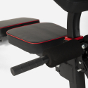 Musashi Multifunktionale Fitnessbank mit verstellbarer Rückenlehne und Beincurl  Auswahl