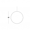 Lampada Da Soffitto A Sospensione Di Design Sferica Slide Globo Hanging Scelta