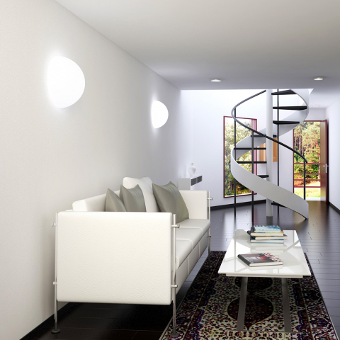 Wand-Deckenleuchte Semisphere Modernes Design 1/2 Globo Wall