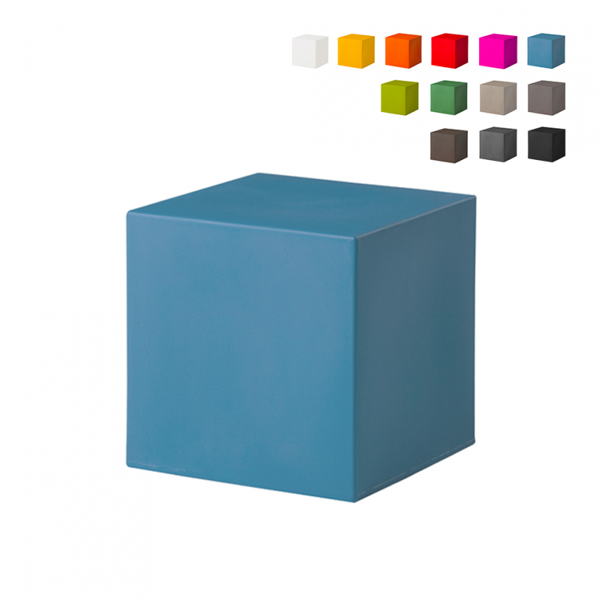 Table Basse Chaise Banc Cubique Design Moderne Coloré Slide Cubo Pouf Remises