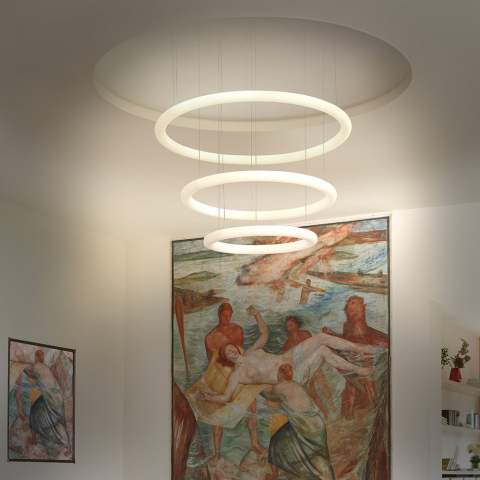 Deckenleuchte Kreisförmige Pendelleuchte Modernes Design Dia Giotto Aktion