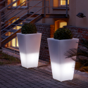 Vaso Luminoso Design Slide Y-Pot Esterno Interno LED Offerta