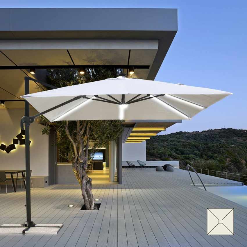 Elios Parasols - Tonnelle - 3x4 mètres Tonnelle de voiture bar et