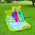 Bestway 53387 Splash Course aufblasbarer Wasserspielplatz für Kinder mit Hindernissen  Eigenschaften