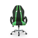 Ergonomischer, sportlicher, höhenverstellbarer Gaming-Bürostuhl aus Kunstleder Qatar Emerald Angebot