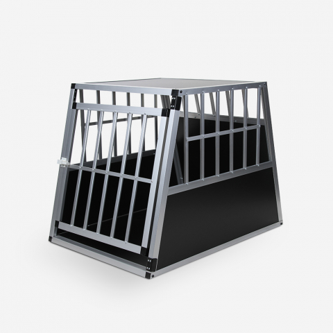 Caisse de transport pour chien cage rigide en aluminium 65x91x69cm Skaut L Promotion