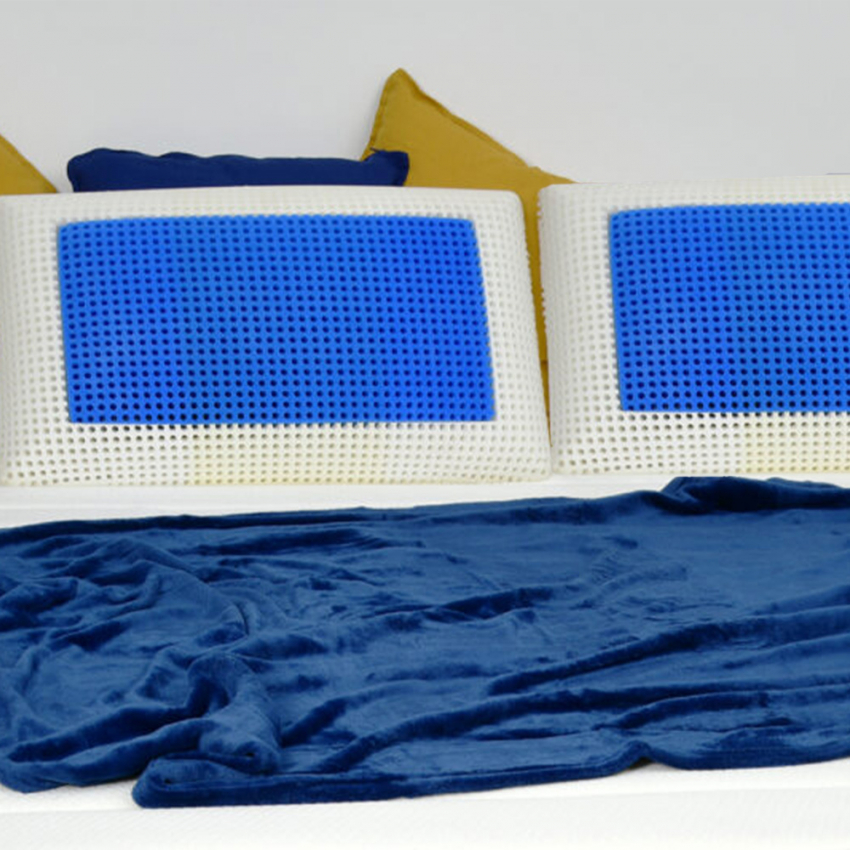 Paar atmungsaktive Nackenstützkissen aus Memory Foam Veradea Unico Bis Aktion Paar atmungsaktive Nackenstützkissen aus Memory Foam Veradea Unico Bis Aktion