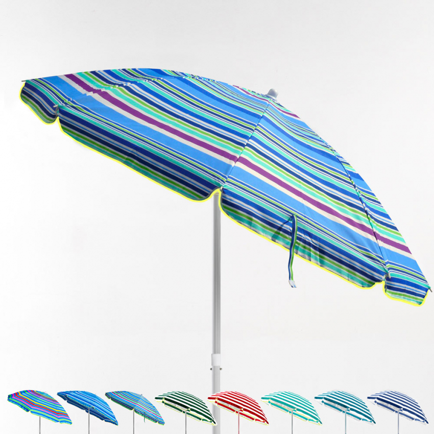 Ombrellone mare spiaggia cotone 180 cm leggero Taormina Promozione Ombrellone mare spiaggia cotone 180 cm leggero Taormina Promozione