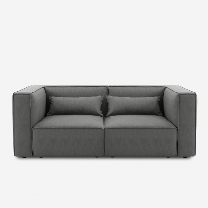 Divano 2 posti moderno modulare componibile in tessuto Solv Promozione Divano 2 posti moderno modulare componibile in tessuto Solv Promozione