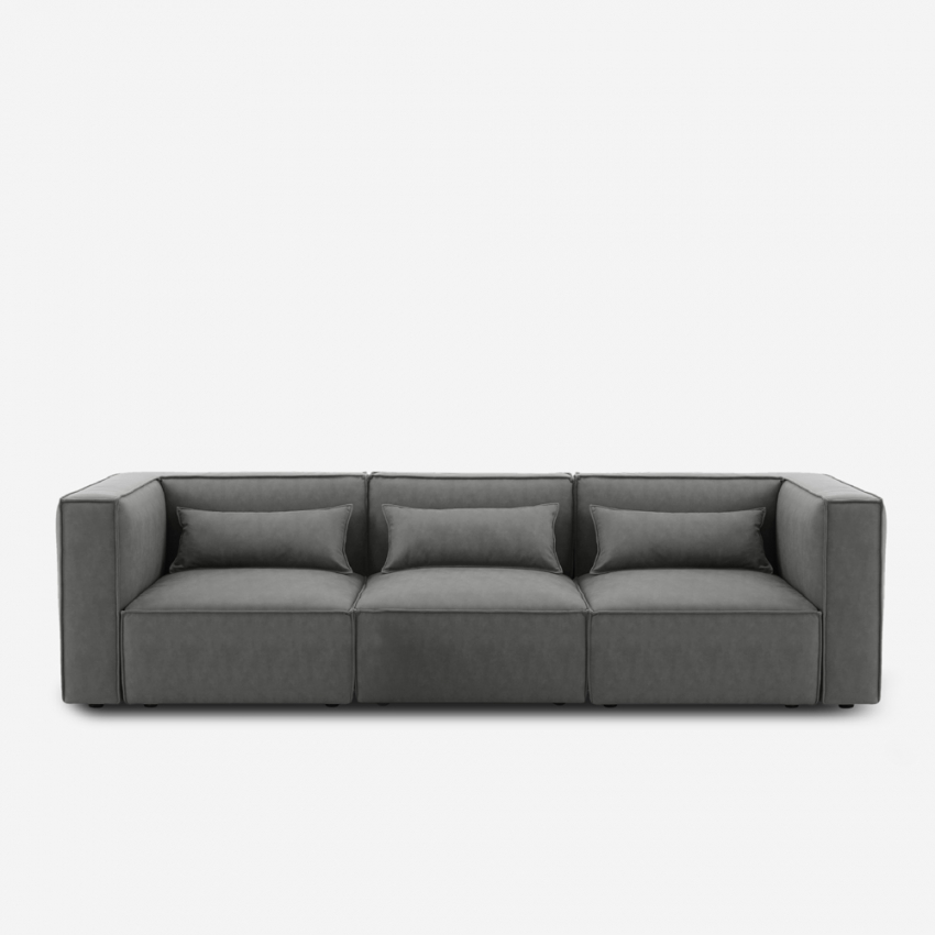 Modernes modulares 3-Sitzer-Sofa aus Stoff Solv Aktion Modernes modulares 3-Sitzer-Sofa aus Stoff Solv Aktion