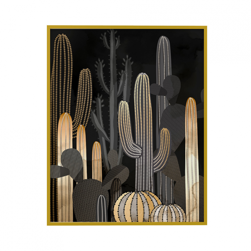 Peinture cactus desert • Peintures sur toile