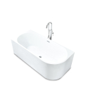 runde freistehende Eckbadewanne aus Fiberglas-Acrylharz Panarea Maße