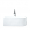Vasca da bagno freestanding angolo arrotondato resina fiberglass Panarea Costo