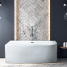Vasca da bagno freestanding angolo arrotondato resina fiberglass Panarea Caratteristiche