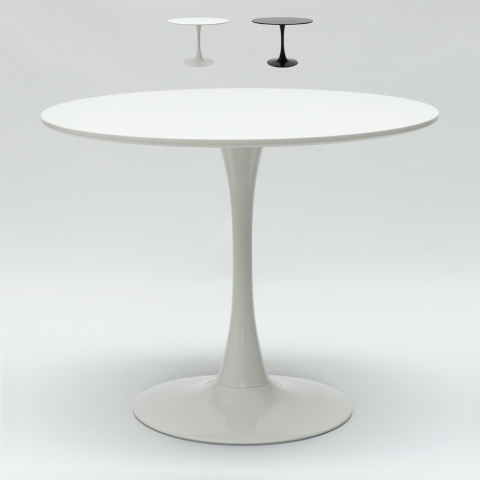 table ronde 60cm cuisine salle à manger design scandinave moderne Tulipan Promotion