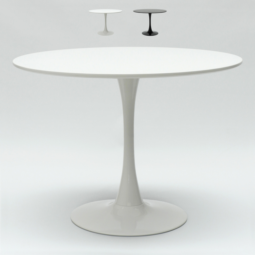 runder Tisch 90cm Bar Esszimmer Küche skandinavisch modernes Design Tulipan Sales