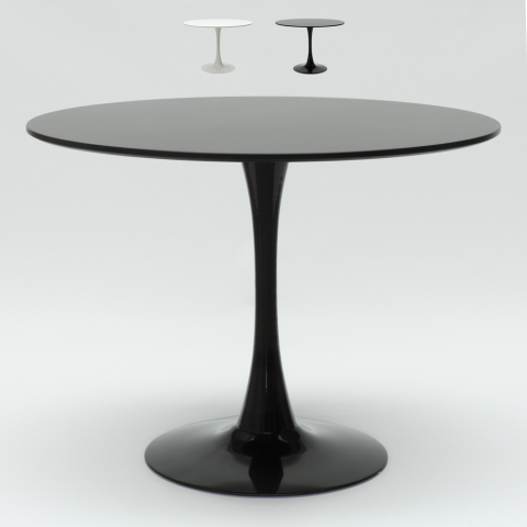 tavolo rotondo 90cm bar sala da pranzo cucina design scandinavo moderno Tulipan Promozione