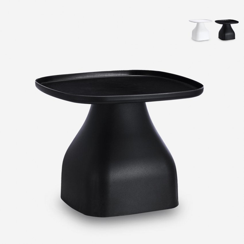 Table basse de salon cuisine jardin moderne 48x48 en plastique Bell L Réductions Table basse de salon cuisine jardin moderne 48x48 en plastique Bell L Réductions