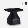 Table basse de salon cuisine jardin moderne 48x48 en plastique Bell L Réductions