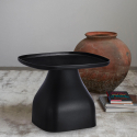 Table basse de salon cuisine jardin moderne 48x48 en plastique Bell L Catalogue