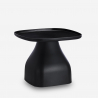 Table basse de salon cuisine jardin moderne 48x48 en plastique Bell L Choix