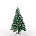 Künstlicher Weihnachtsbaum mit Kunstschnee-Dekorationen 120cm Ottawa Angebot