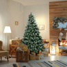 Künstlicher Weihnachtsbaum mit Kunstschnee-Dekorationen 120cm Ottawa Sales