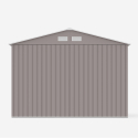 Box in lamiera grigio solido resistente per giardino riponi attrezzi Ortisei 277x191x202cm Scelta