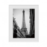 Druckrahmen Foto Paris schwarz weiß 40x50cm Vielfalt Eiffel Verkauf