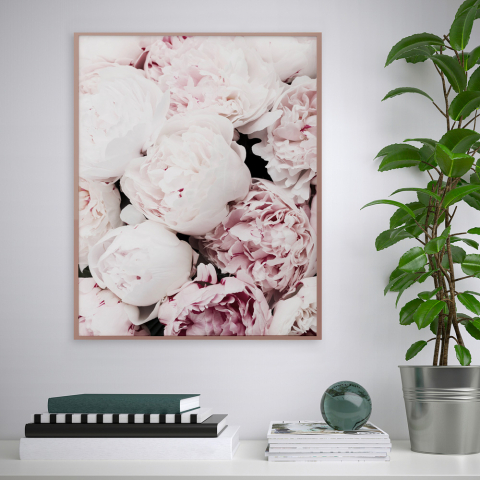 Stampa tema floreale cornice quadro fiori natura 40x50cm Variety Luludi Promozione