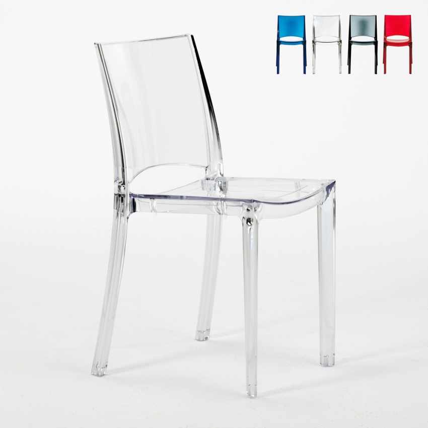 Sedie trasparenti per cucina bar e ristorante impilabile B-Side Grand Soleil Promozione Sedie trasparenti per cucina bar e ristorante impilabile B-Side Grand Soleil Promozione