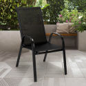 Stuhl für Garten Terrasse Bar Restaurant modernes Design Textilene Spritz Verkauf