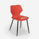 Sedia design moderno polipropilene metallo sala da pranzo ristorante Ladysmith Scelta