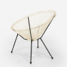 Fauteuil Acapulco spaghetti de jardin design moderne Sunflower 
